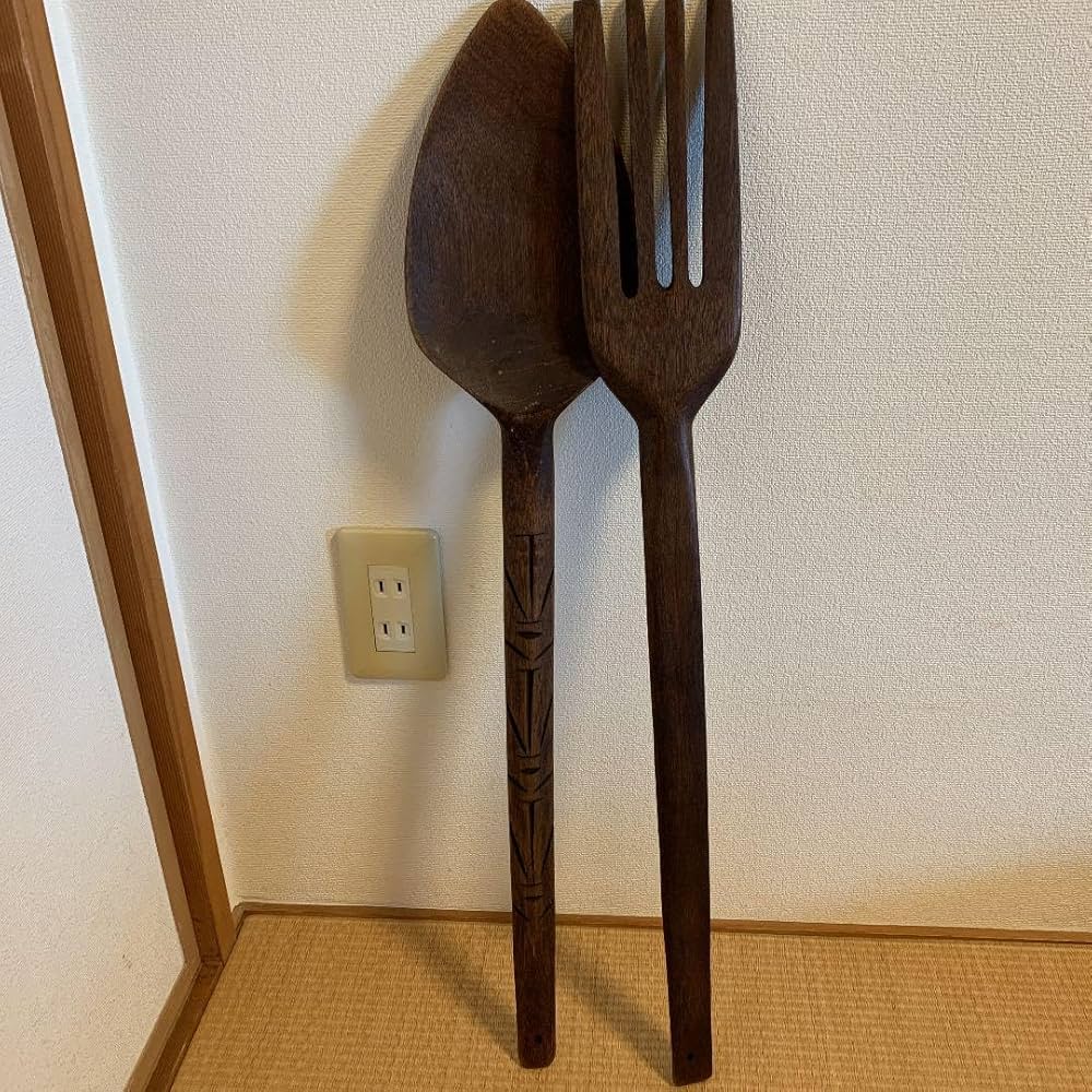 Amazon | バリ土産 巨大スプーンフォーク | ノーブランド品